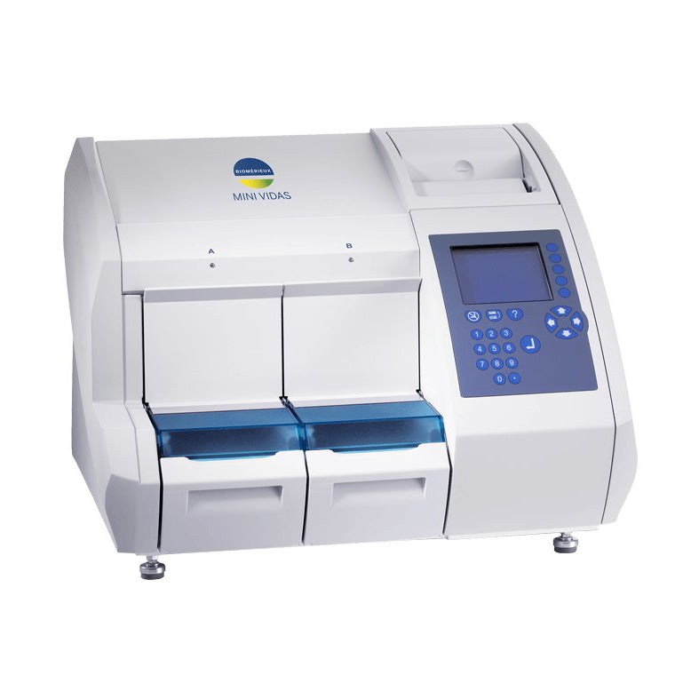 Bio-Merieux Mini VIDAS progesterone testing machine used for canine progesterone testing